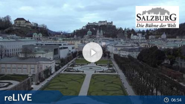 Obraz podglądu z kamery internetowej Salzburg - Schloss Mirabell, Stieglgründe